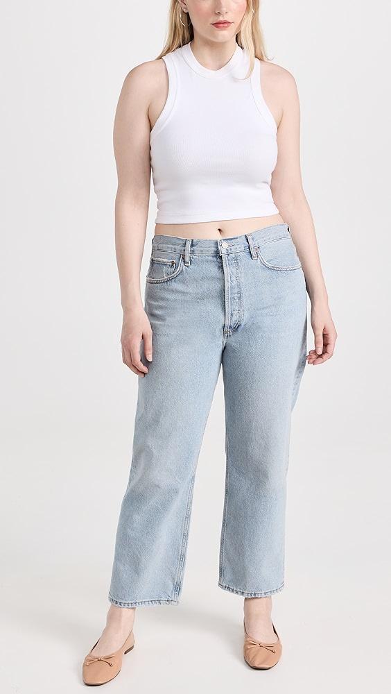 AGOLDE 90s Crop Mid Rise Straight Jeans | Shopbop Product Image