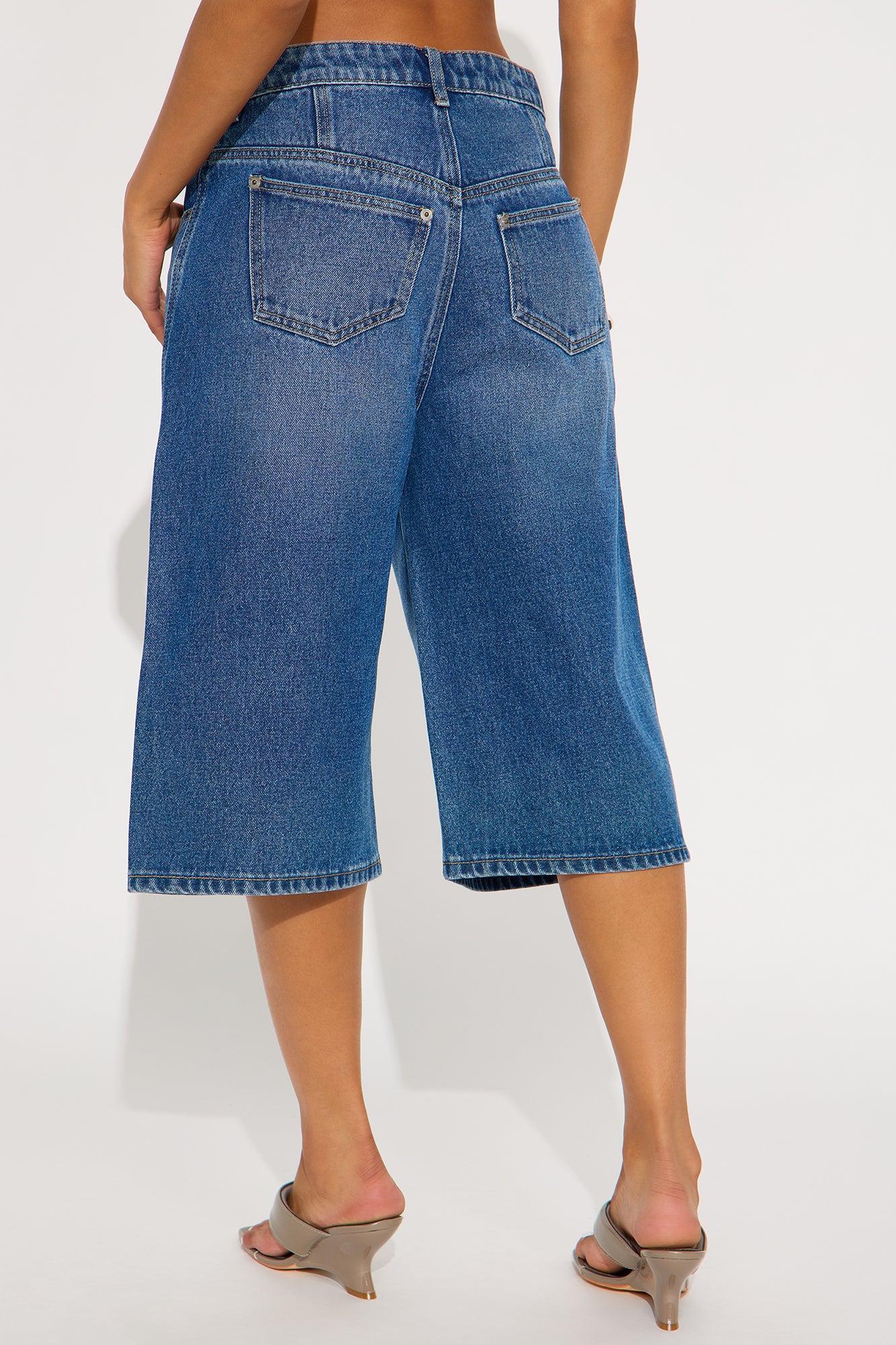 Sonoma Slouchy Denim Jorts - Medium Wash Product Image