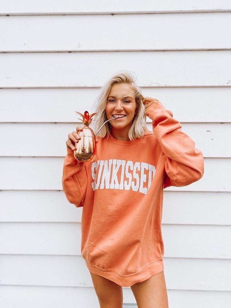 Original Sunkissed Comfort Colors Sweatshirt Girls Product Image