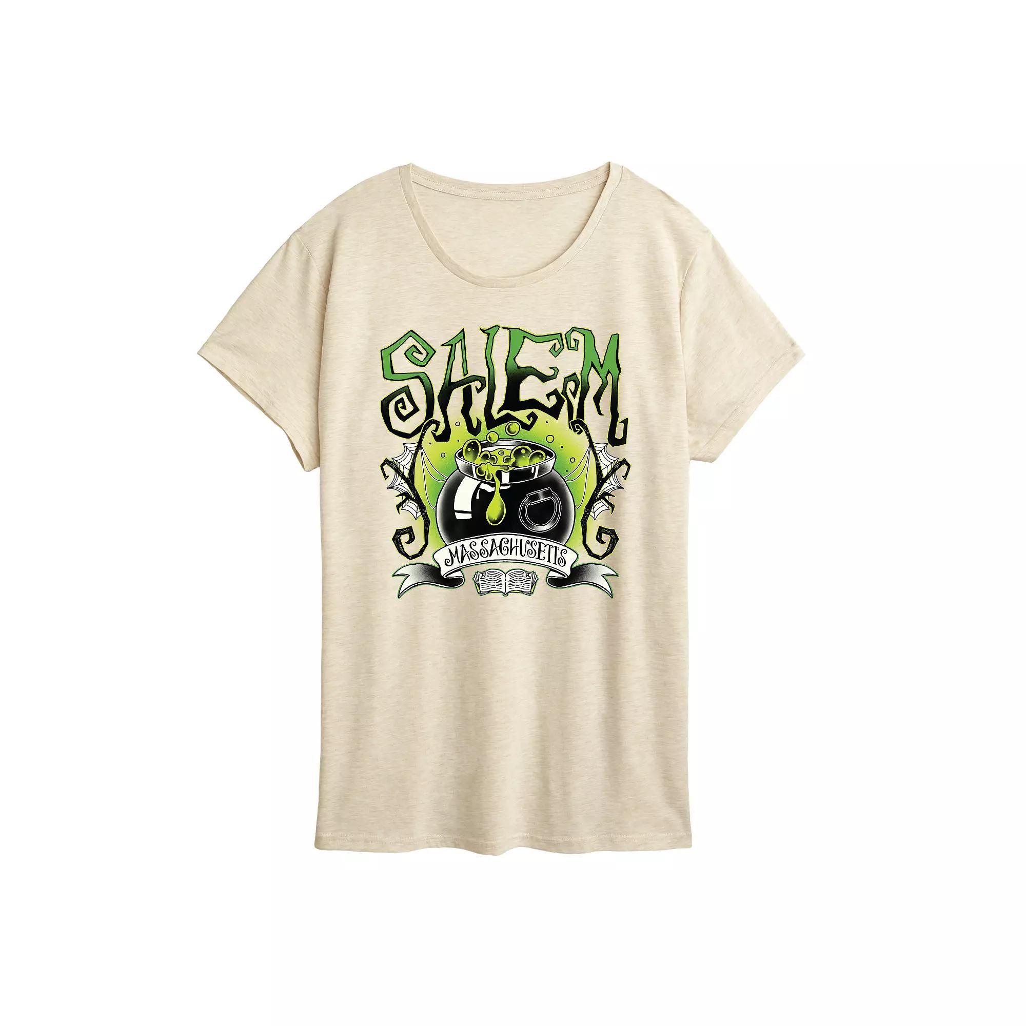 Womens Salem Witchy Collegiate Graphic Tee Product Image