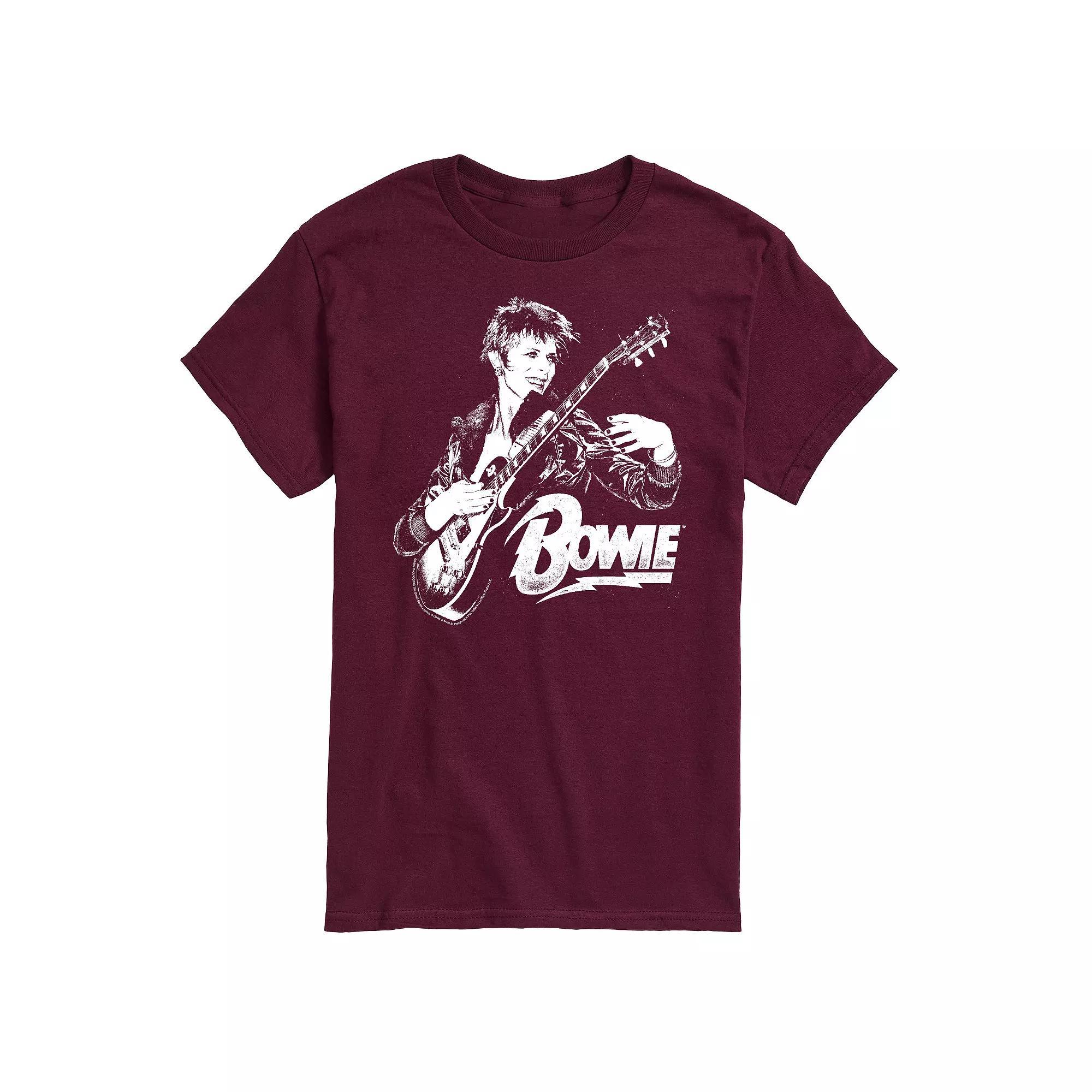 Mens David Bowie Punk Tee Grey Product Image