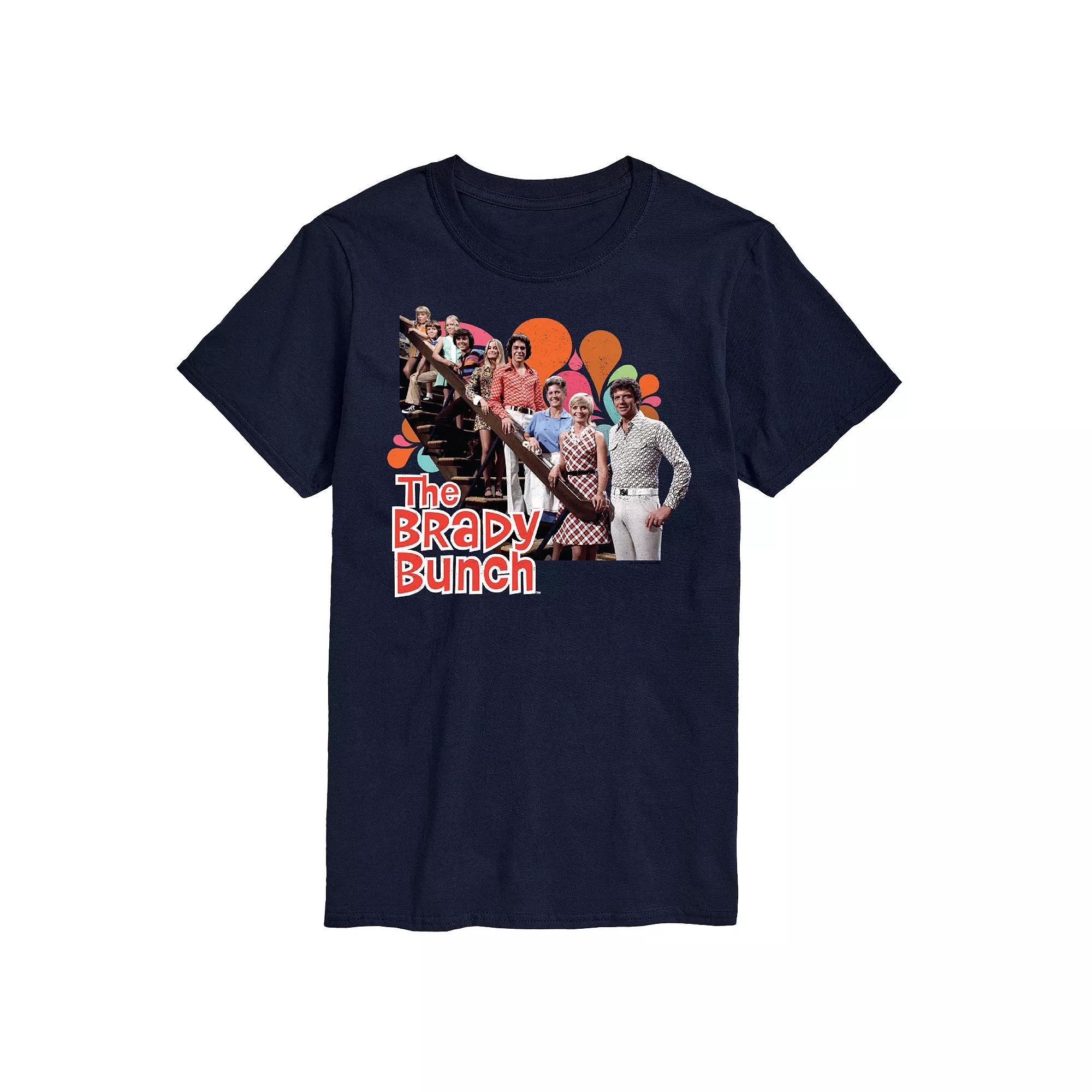 Big & Tall The Brady Bunch Vintage Graphic Tee, Mens Product Image