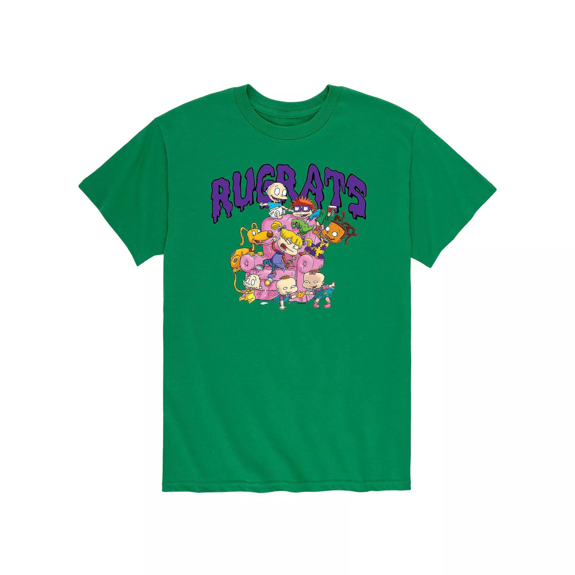 Mens Rugrats Nick Rewind Pink Couch Tee Product Image
