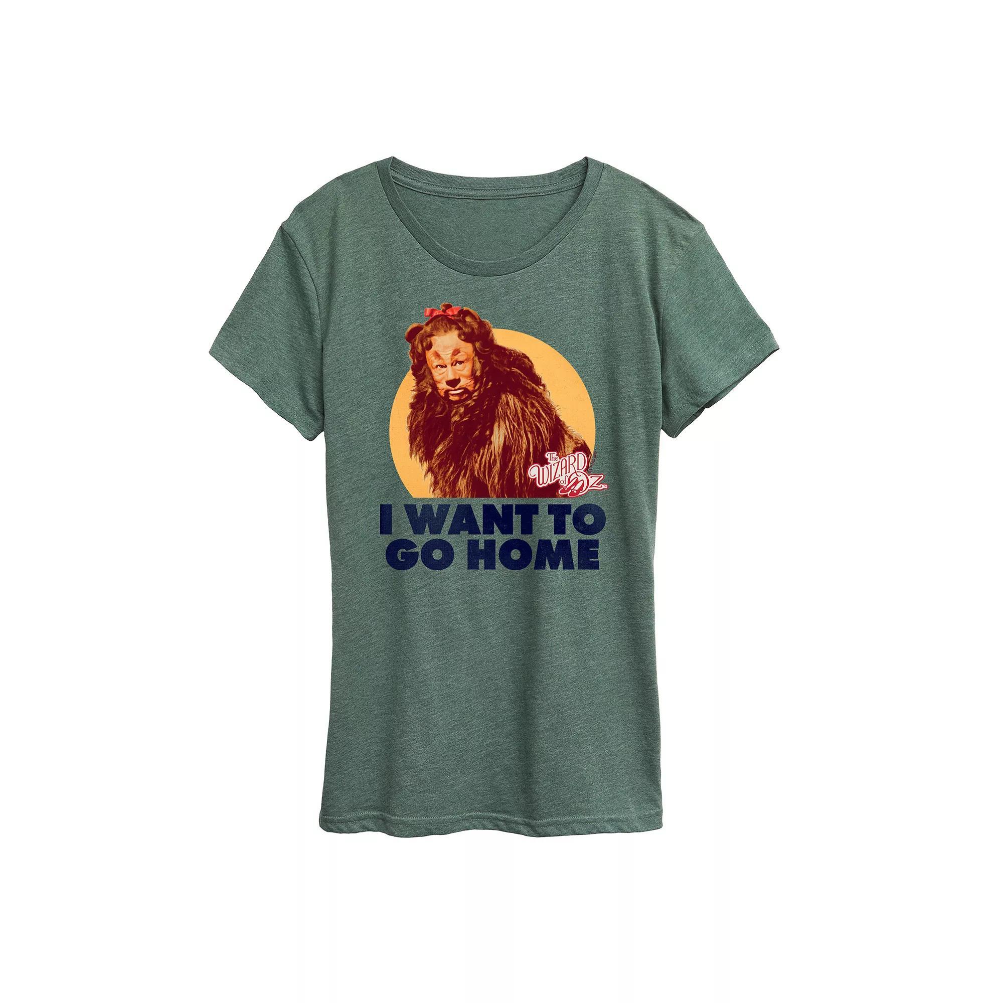 Womens The Wizard Of Oz Lion Home Graphic Tee Product Image
