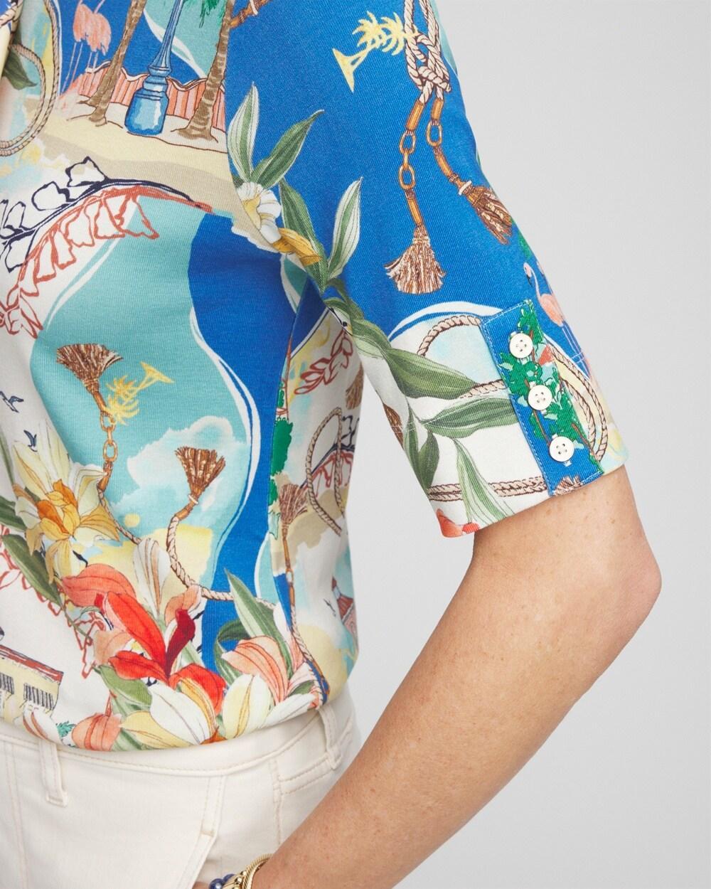 Sanibel Island Bateau-Neck Tee Product Image