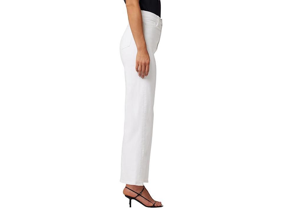 Joes Jeans The Mia High Rise Wide Leg Ankle Jeans in White Product Image