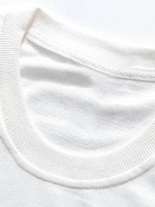 Men's Star Print Crew Neck Long Sleeve Tee Product Image
