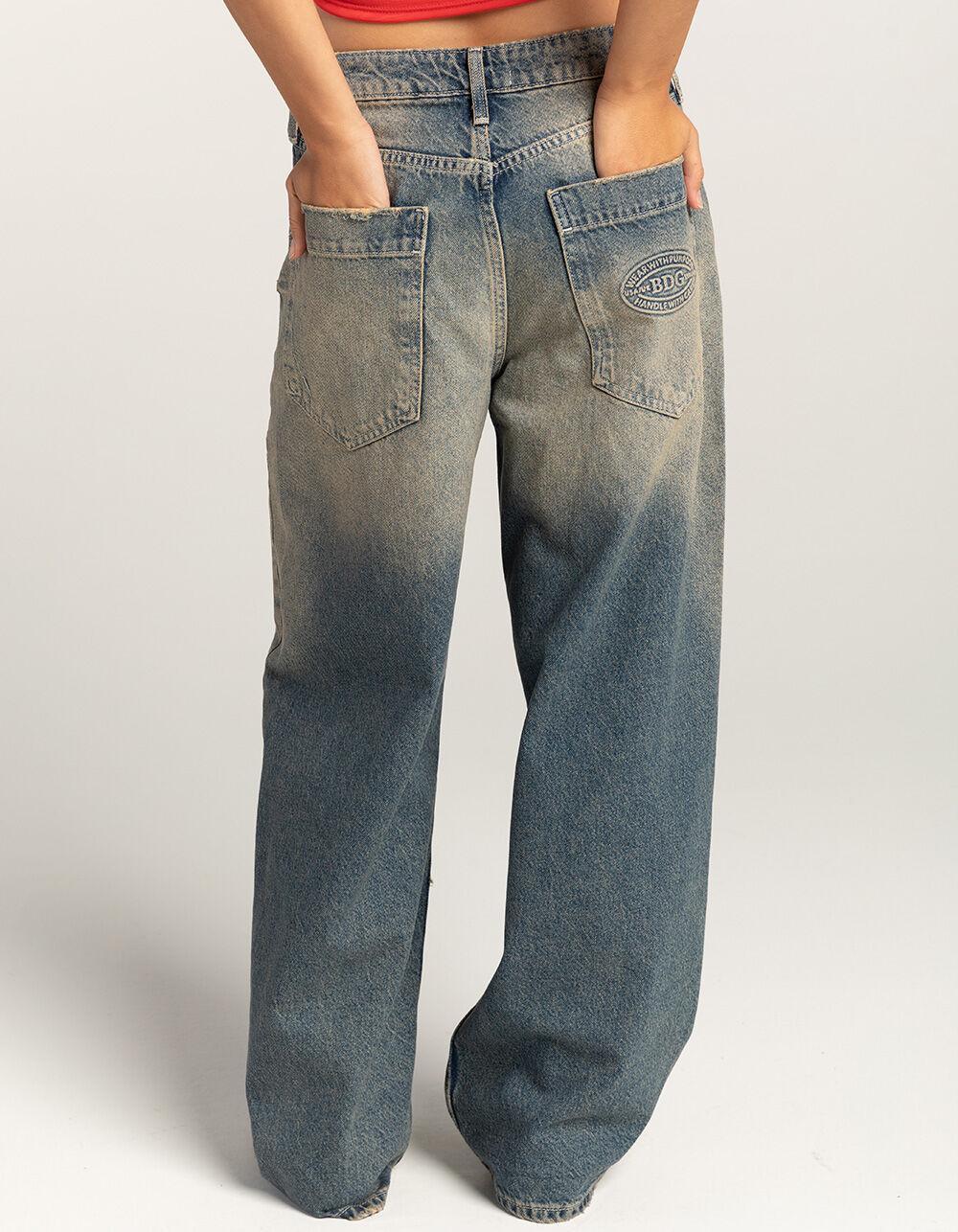 BDG Urban Outfitters Low Rise Ultra Loose Spring Vintage Womens Jeans - TINTED DENIM Product Image