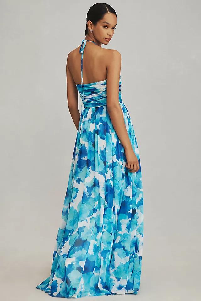 ML Monique Lhuillier Emilia Halter Maxi Dress Product Image