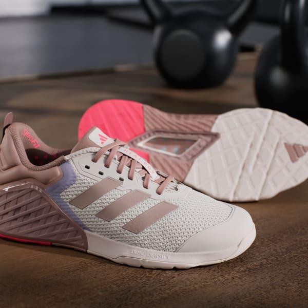 adidas Dropset 3 strength training shoes Lucid Pink 5 Womens Product Image