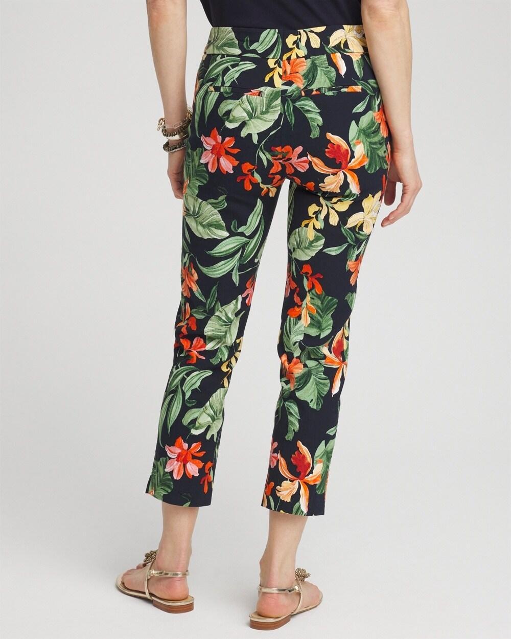 Brigitte Orchid Slim Cropped Pants Product Image
