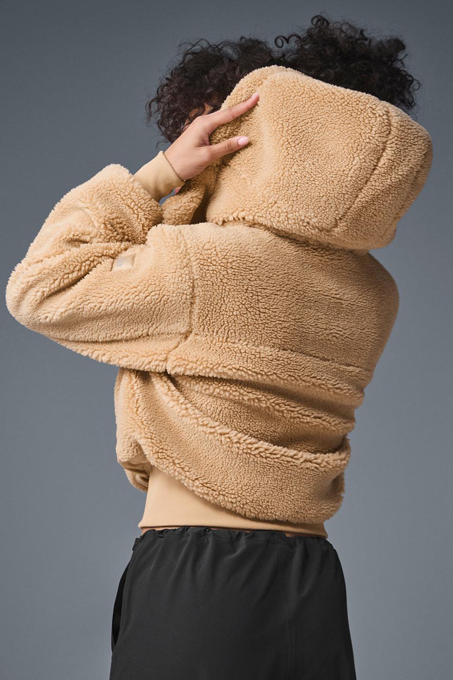Foxy Sherpa Jacket - Camel Female Product Image
