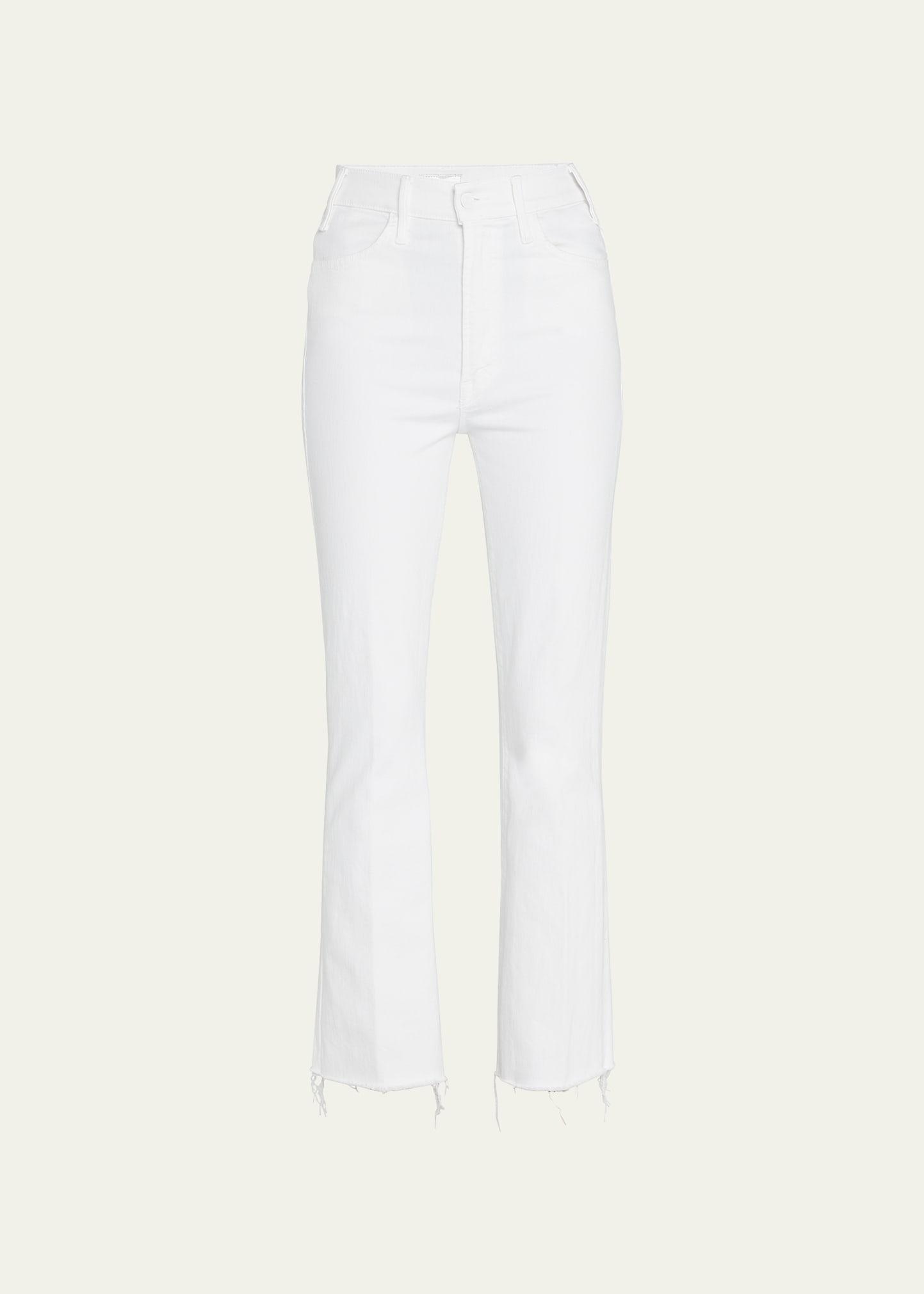 Womens The Hustler Ankle Frayed Jeans Product Image