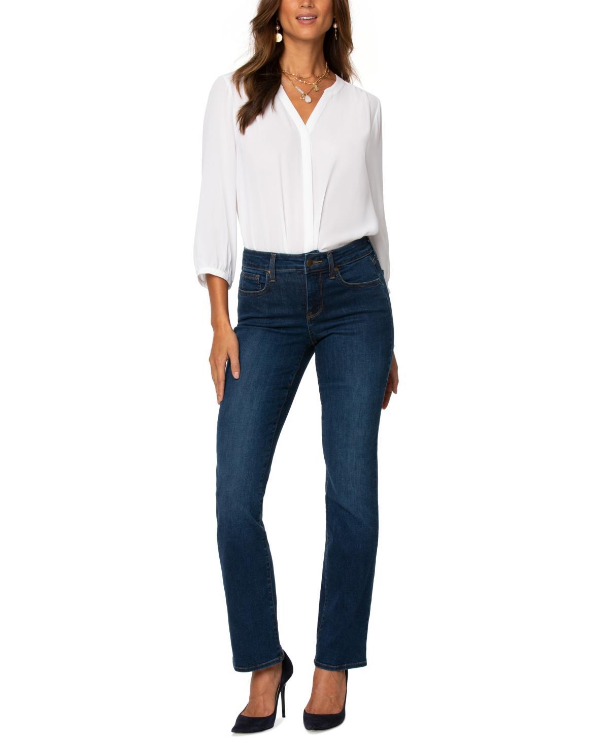 NYDJ Marilyn Straight Leg Full Length Jeans Product Image