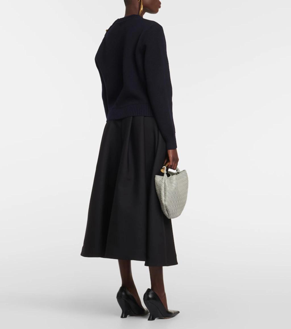 BOTTEGA VENETA Ribbed-knit Wool Sweater In Abyss Product Image