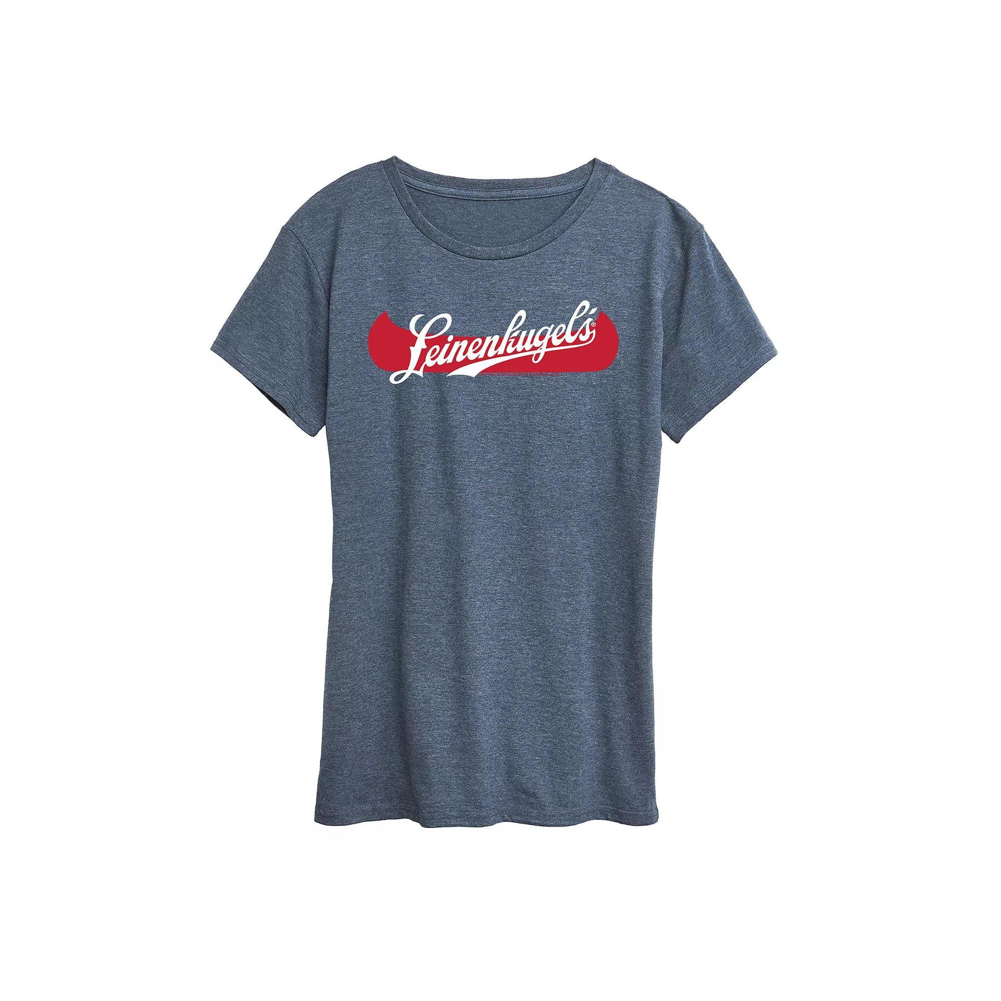Womens Line Drawing Sea Turtle Graphic Tee Grey Blue Product Image