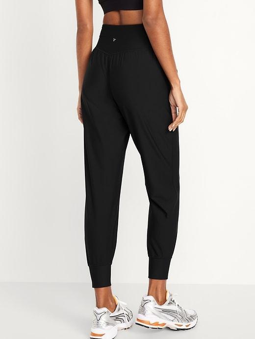High-Waisted PowerSoft Rib 7/8 Joggers Product Image