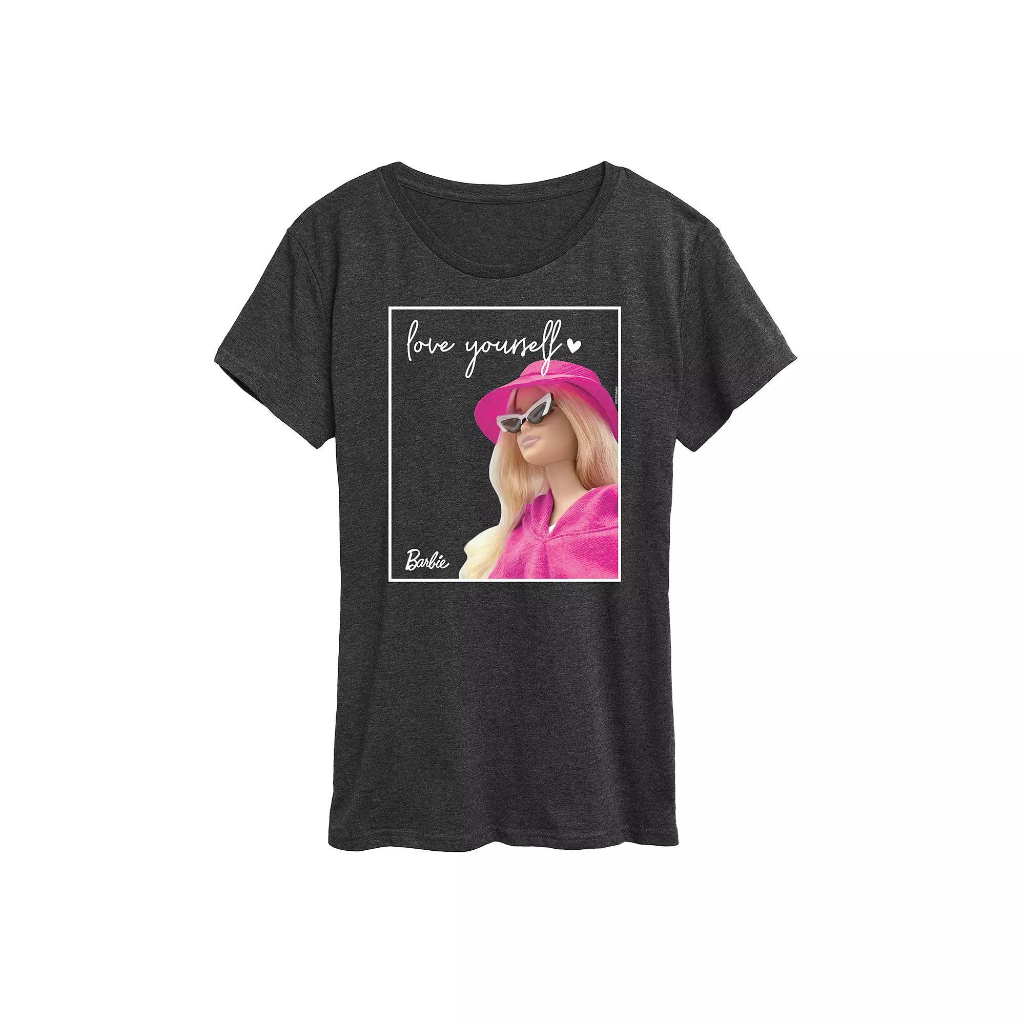 Womens Barbie Love Yourself Graphic Tee Blue Product Image
