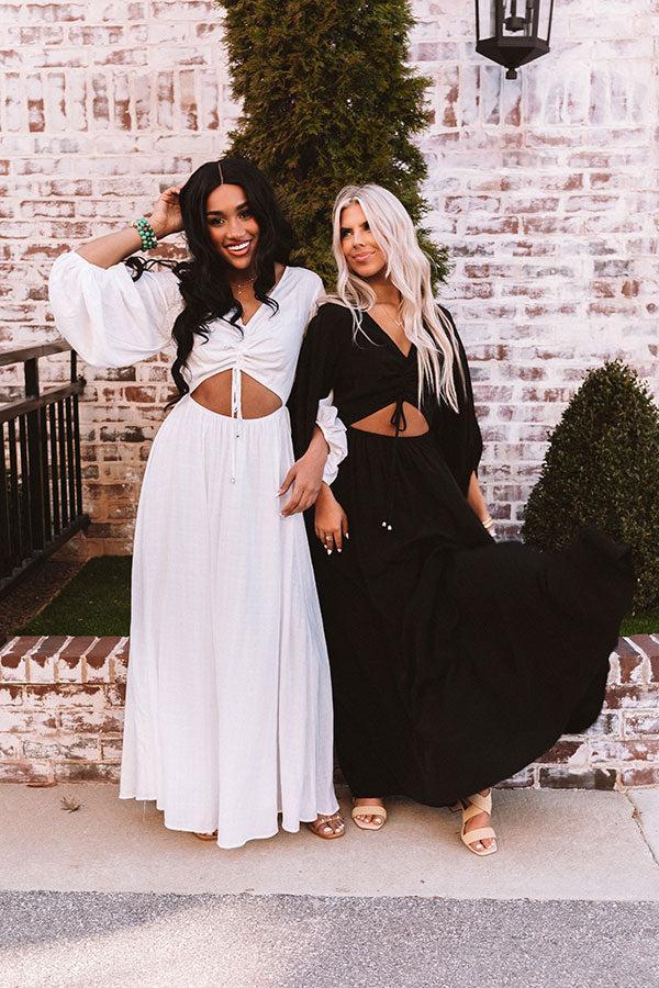 Catalina Kisses Cut Out Maxi In White Product Image