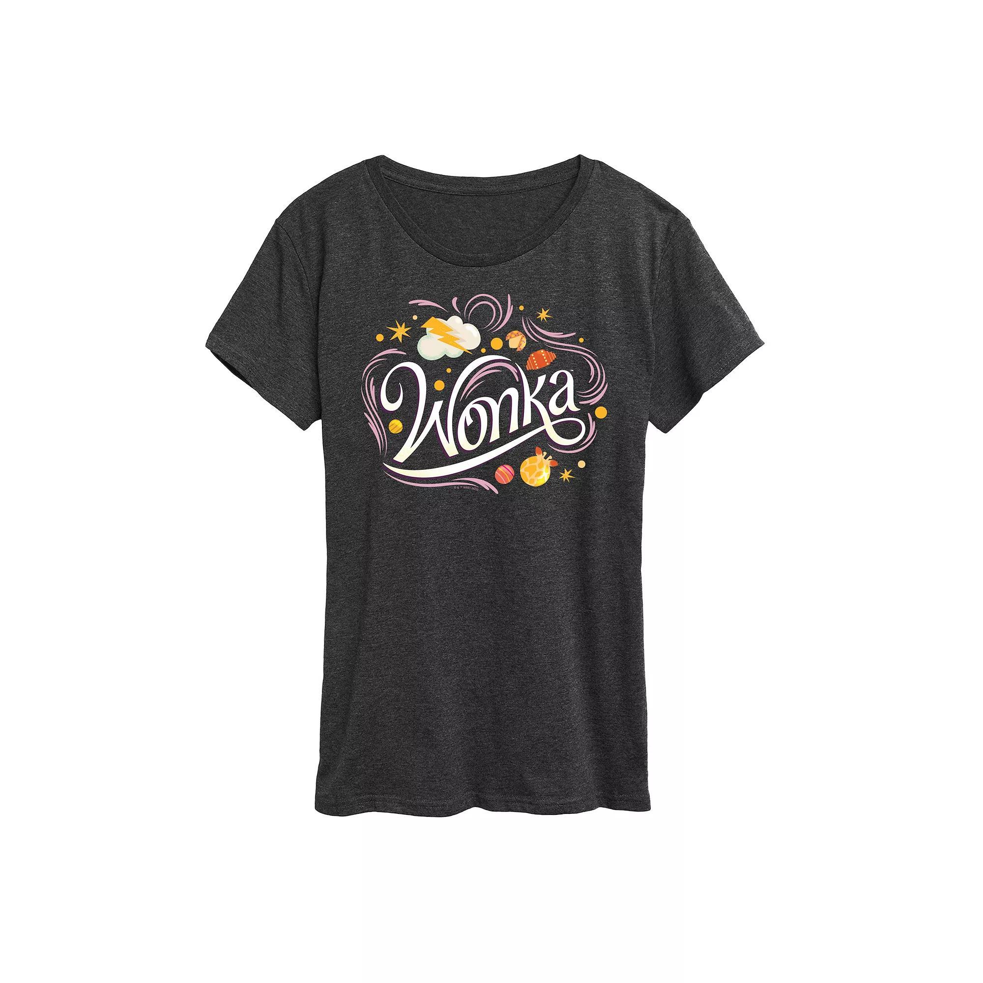Womens Sunny Vista Line Art Graphic Tee Heather Grey Product Image