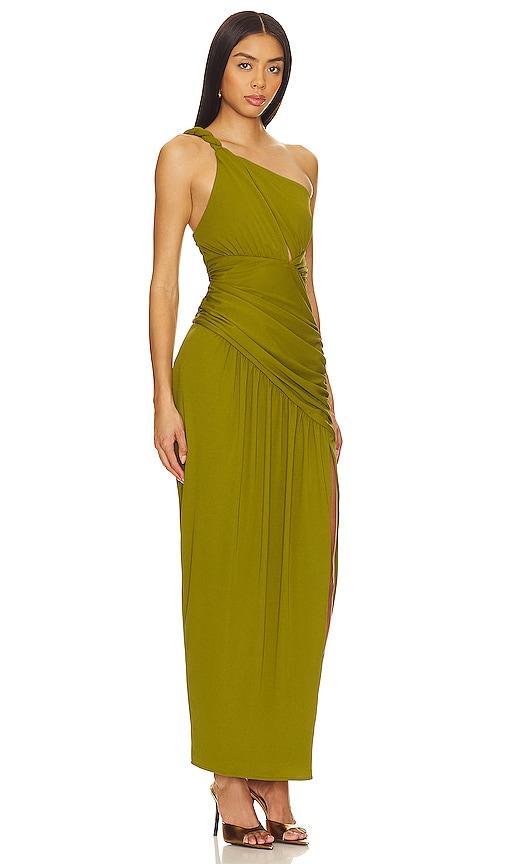 Nala Draped Asym Midi Dress NICHOLAS Product Image