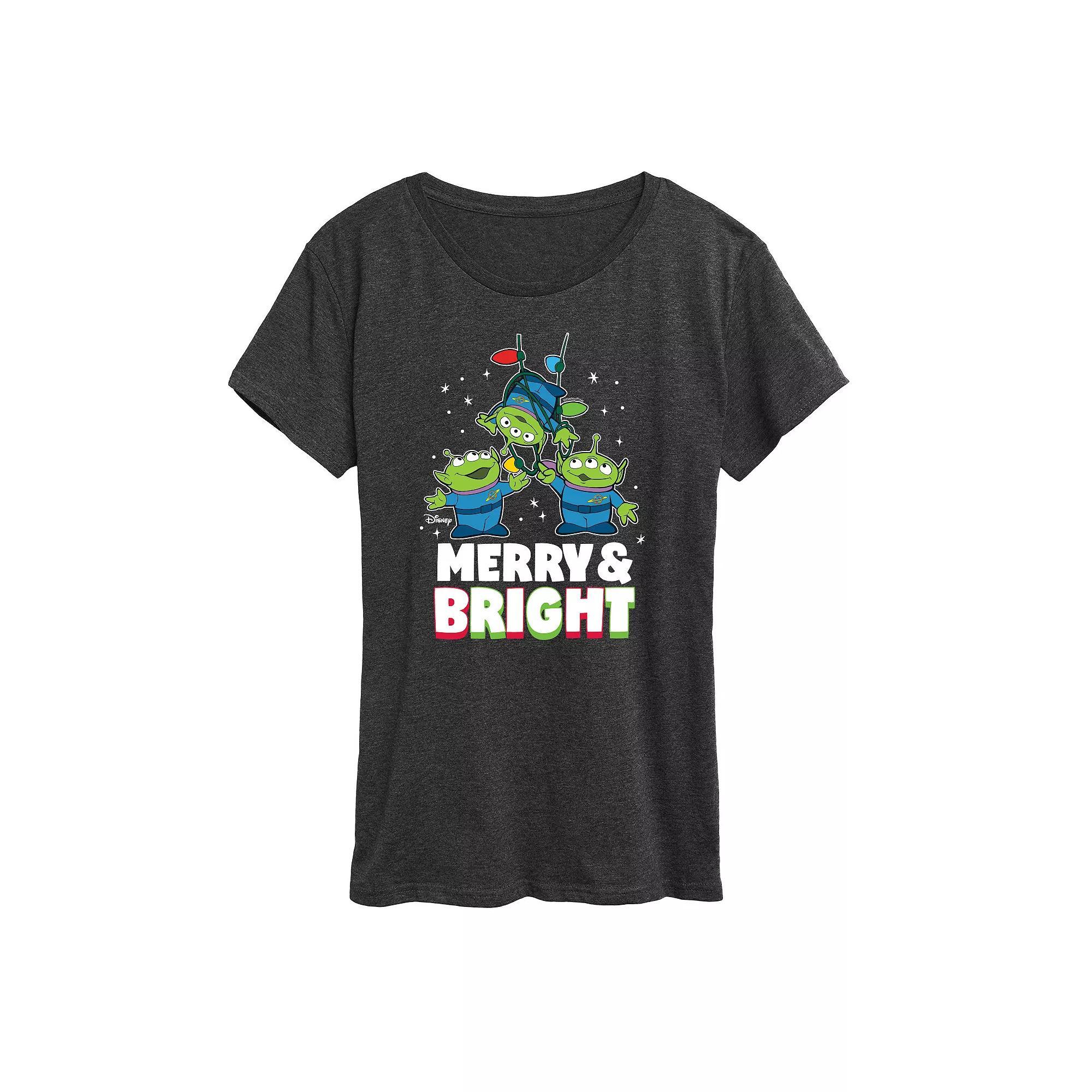 Disney / Pixars The Incredibles Womens Mrs. Incredible Graphic Tee Heather Grey Product Image