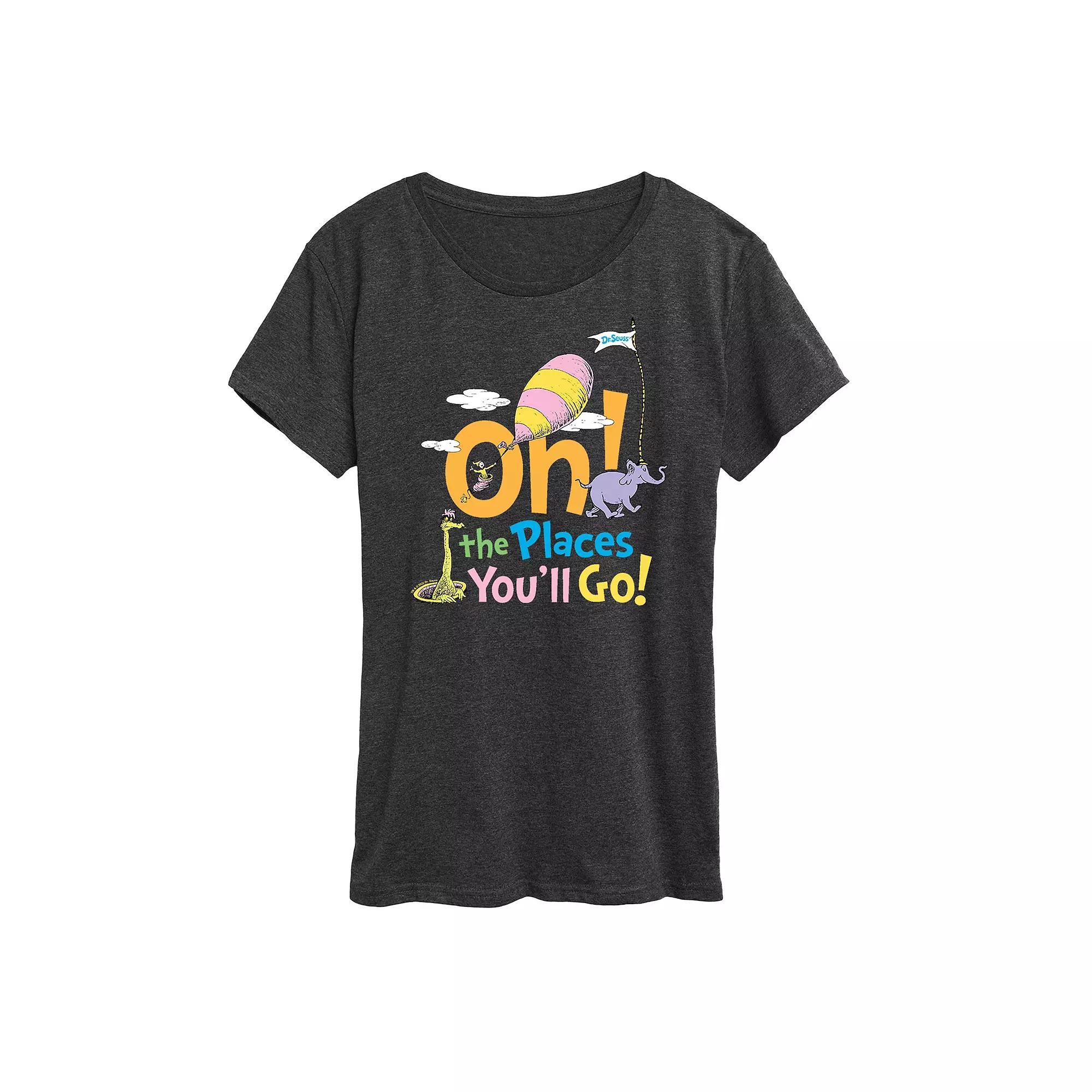 Womens Grinch I Love Being Grinchy Graphic Tee Heather Grey Product Image