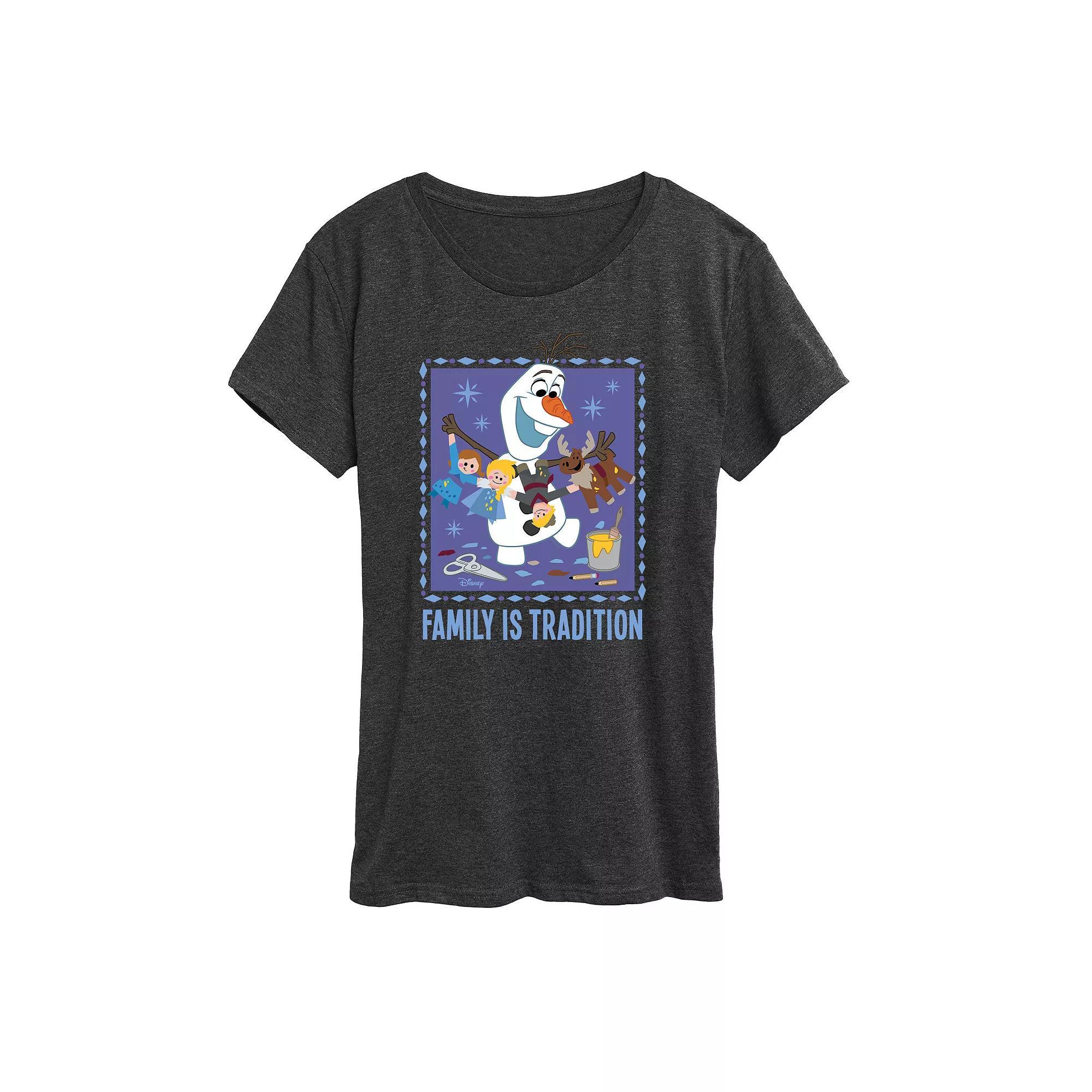 Women's Sketchy Hearts Graphic Tee, Size: Small, Heather Grey Product Image