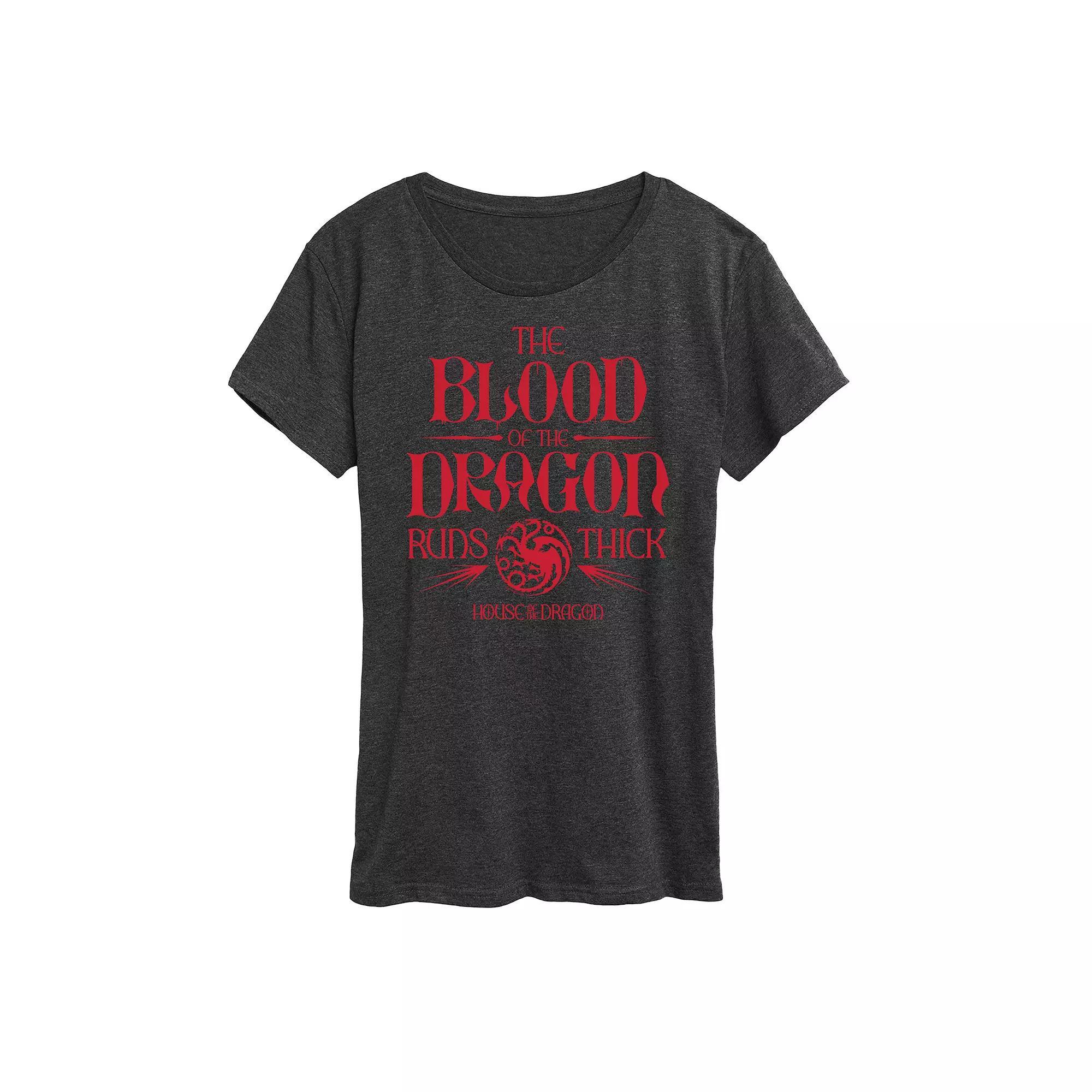 Women's Cherry Coke Heart Cherry Graphic Tee, Size: XL, Heather Grey Product Image