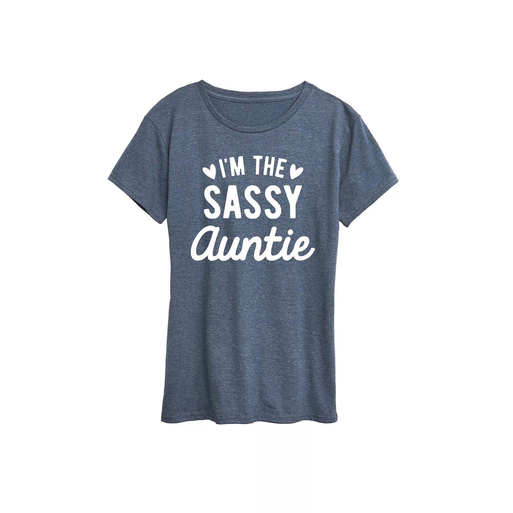 Womens Brush Cross Graphic Tee, Girls Grey Blue Product Image