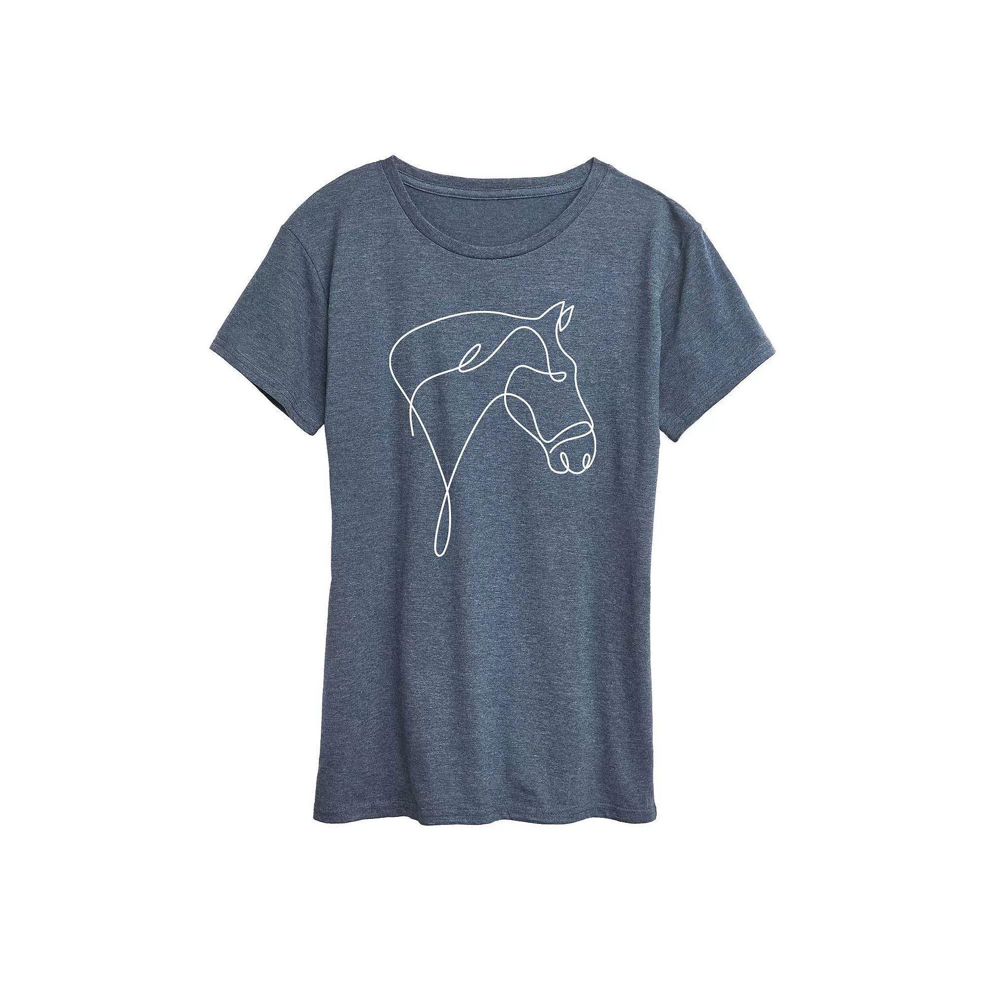 Womens Barbie Winter Holiday Graphic Tee, Girls Grey Blue Product Image