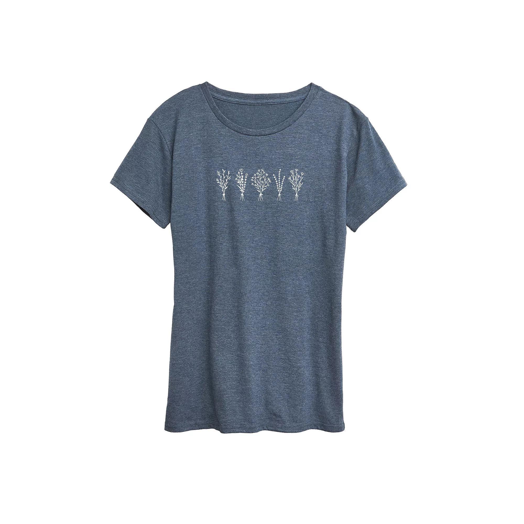 Womens Working On Myself Graphic Tee Product Image