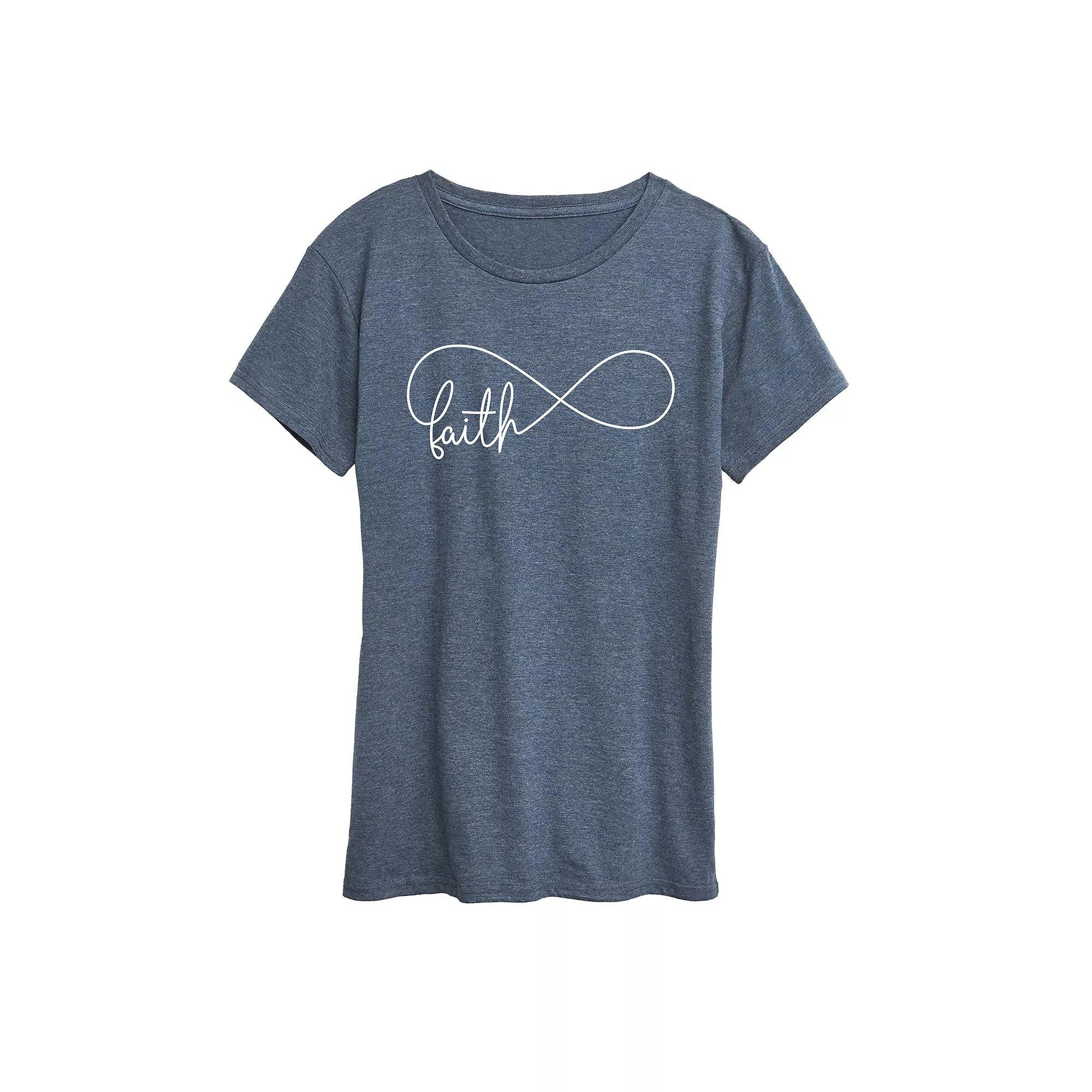 Womens Line Drawing Sea Turtle Graphic Tee Grey Blue Product Image