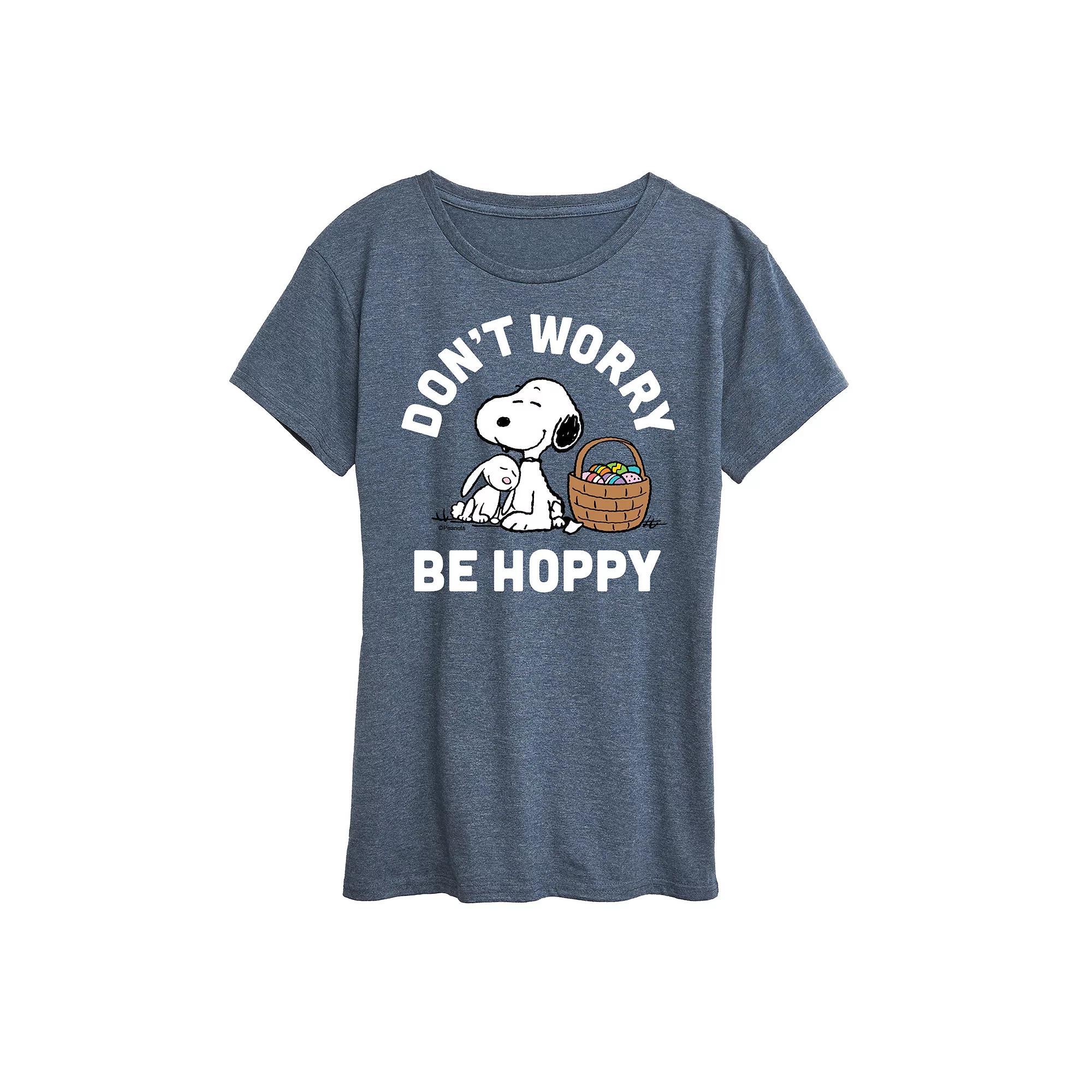 Plus Down To Earth Mushrooms Graphic Tee, Womens Grey Blue Product Image