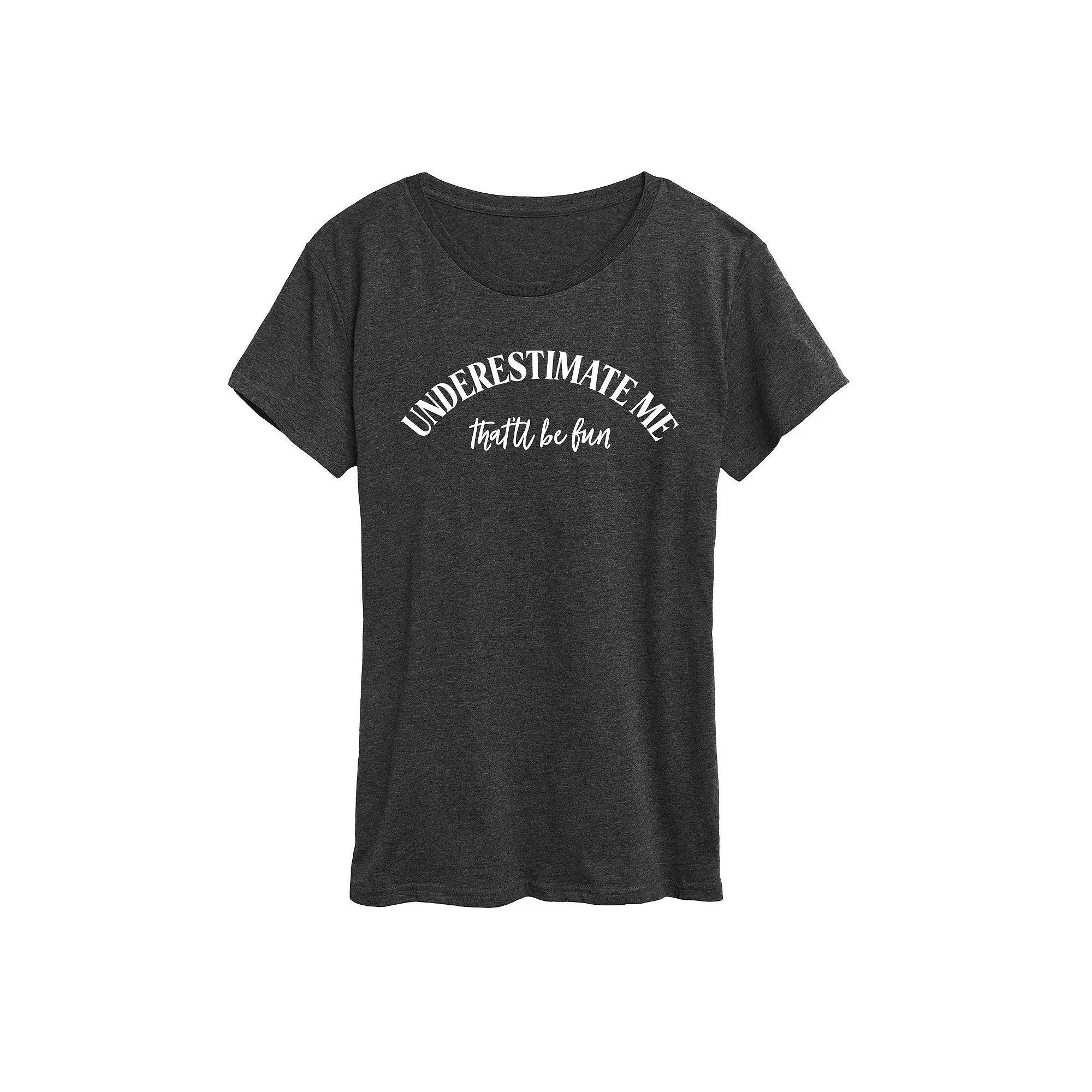 Womens Sunny Vista Line Art Graphic Tee Grey Wine Product Image