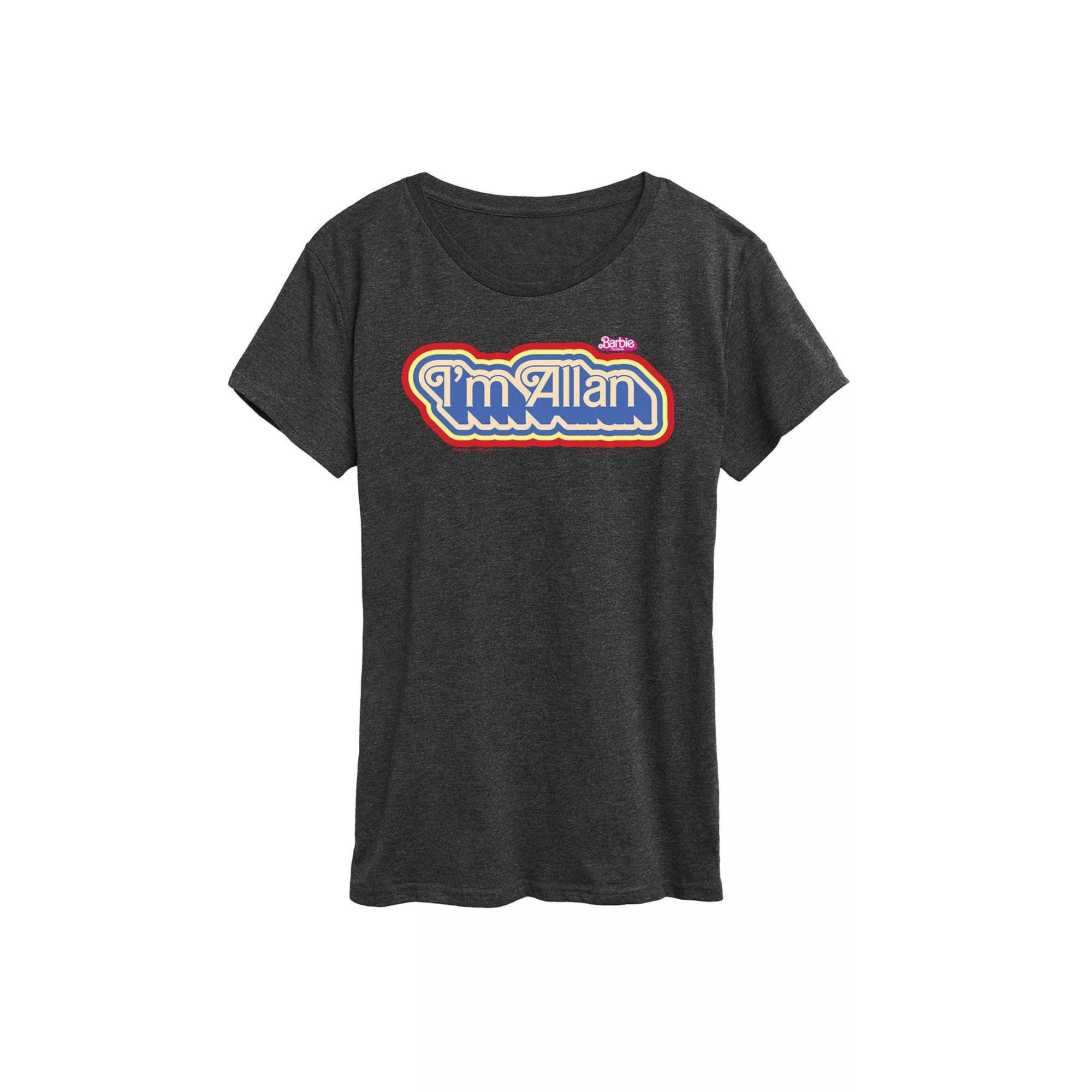Womens Just A Mama And Her Girls Graphic Tee, Girls Heather Grey Product Image
