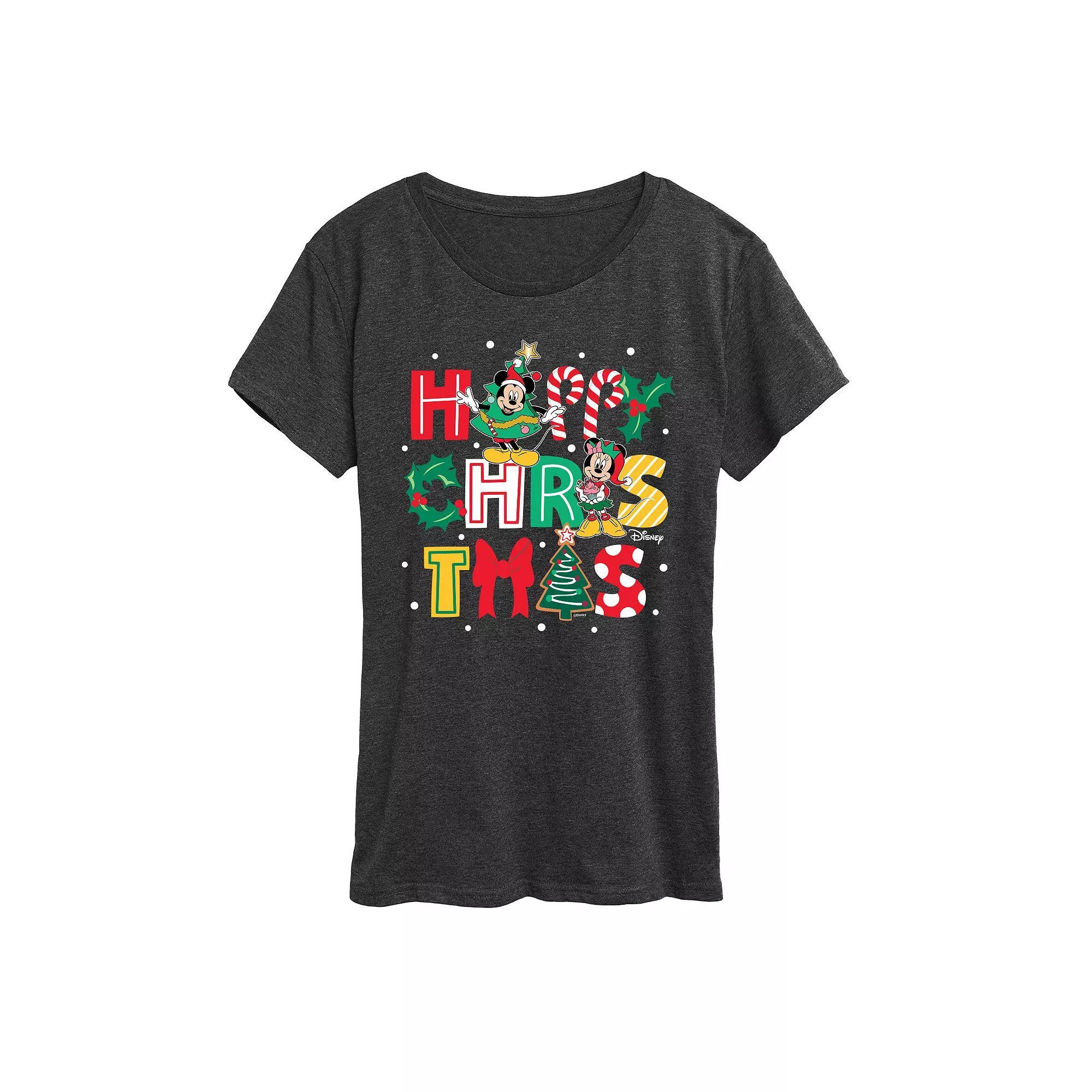 Women's Golden Girls Golden Christmas Graphic Tee, Girl's, Size: Medium, Heather Grey Product Image