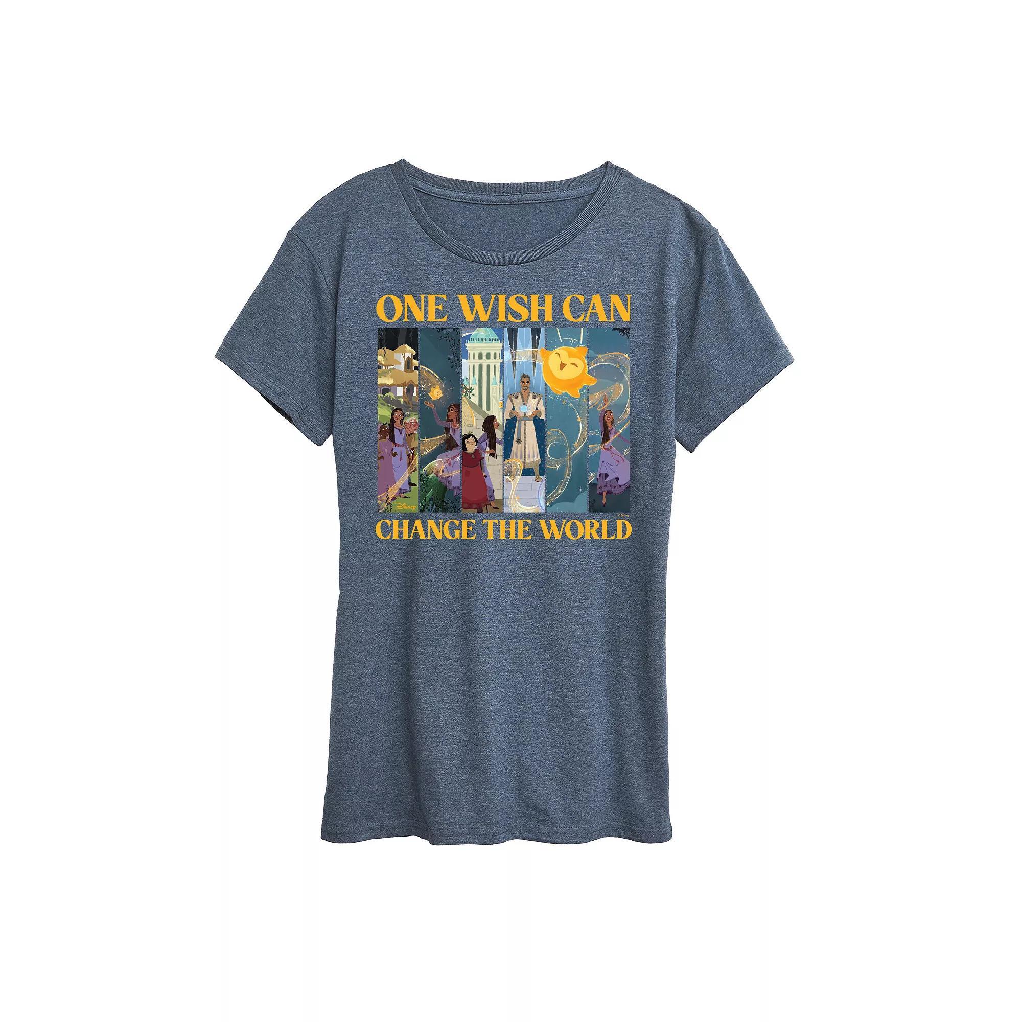 Womens Line Drawing Sea Turtle Graphic Tee Grey Blue Product Image