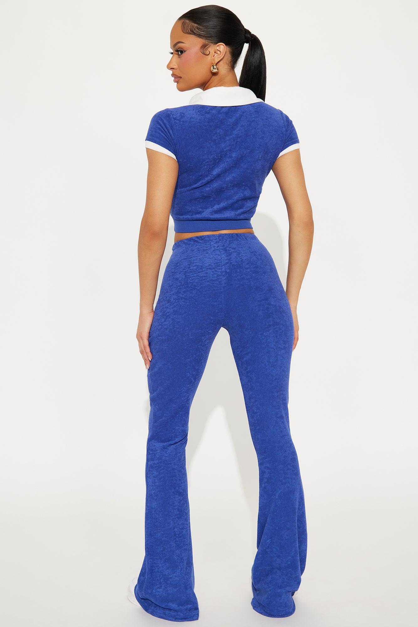 95 Babe Flare Pant Set - Navy/combo Product Image
