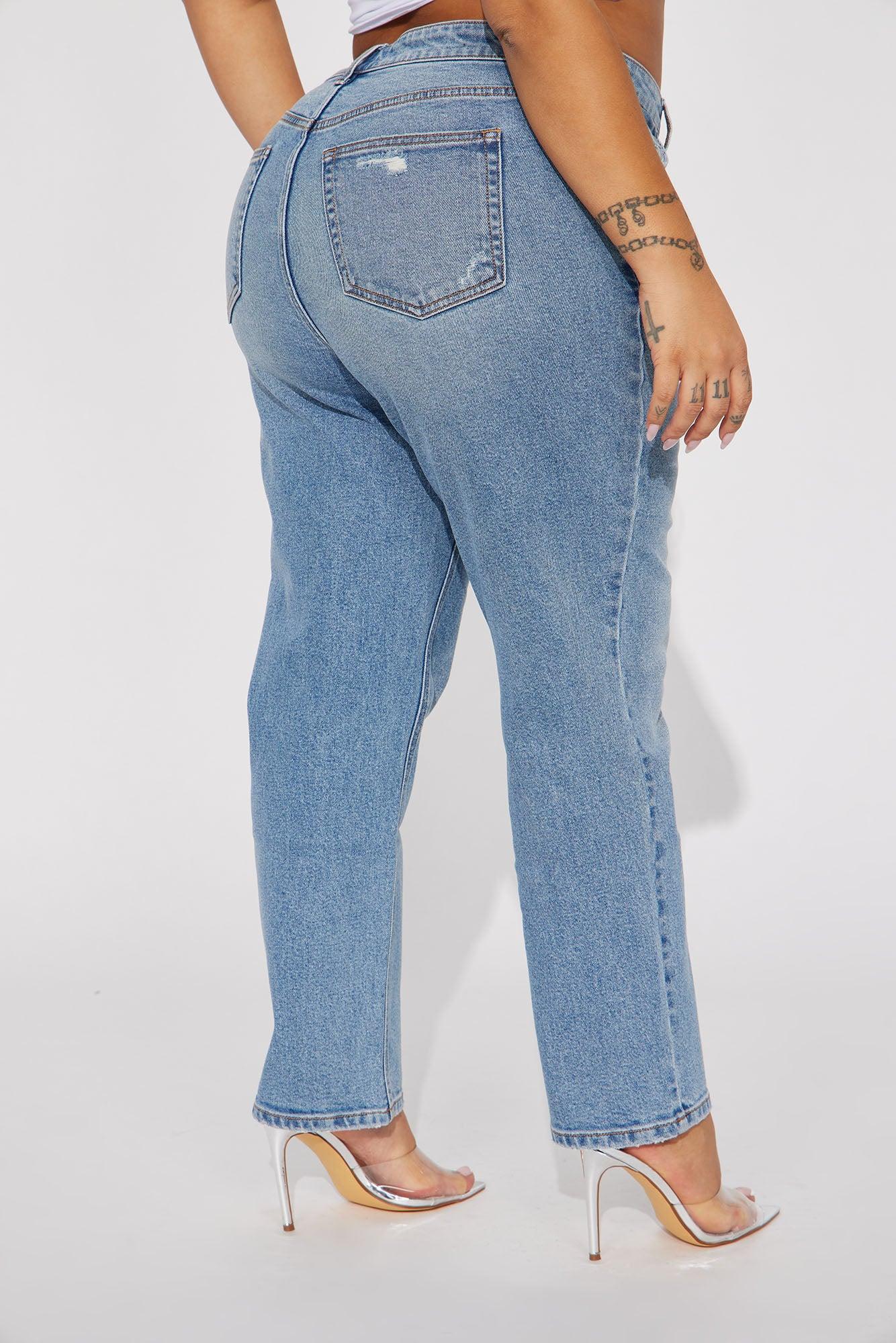 Mama Said 90s High Rise Mom Jeans - Medium Wash Product Image