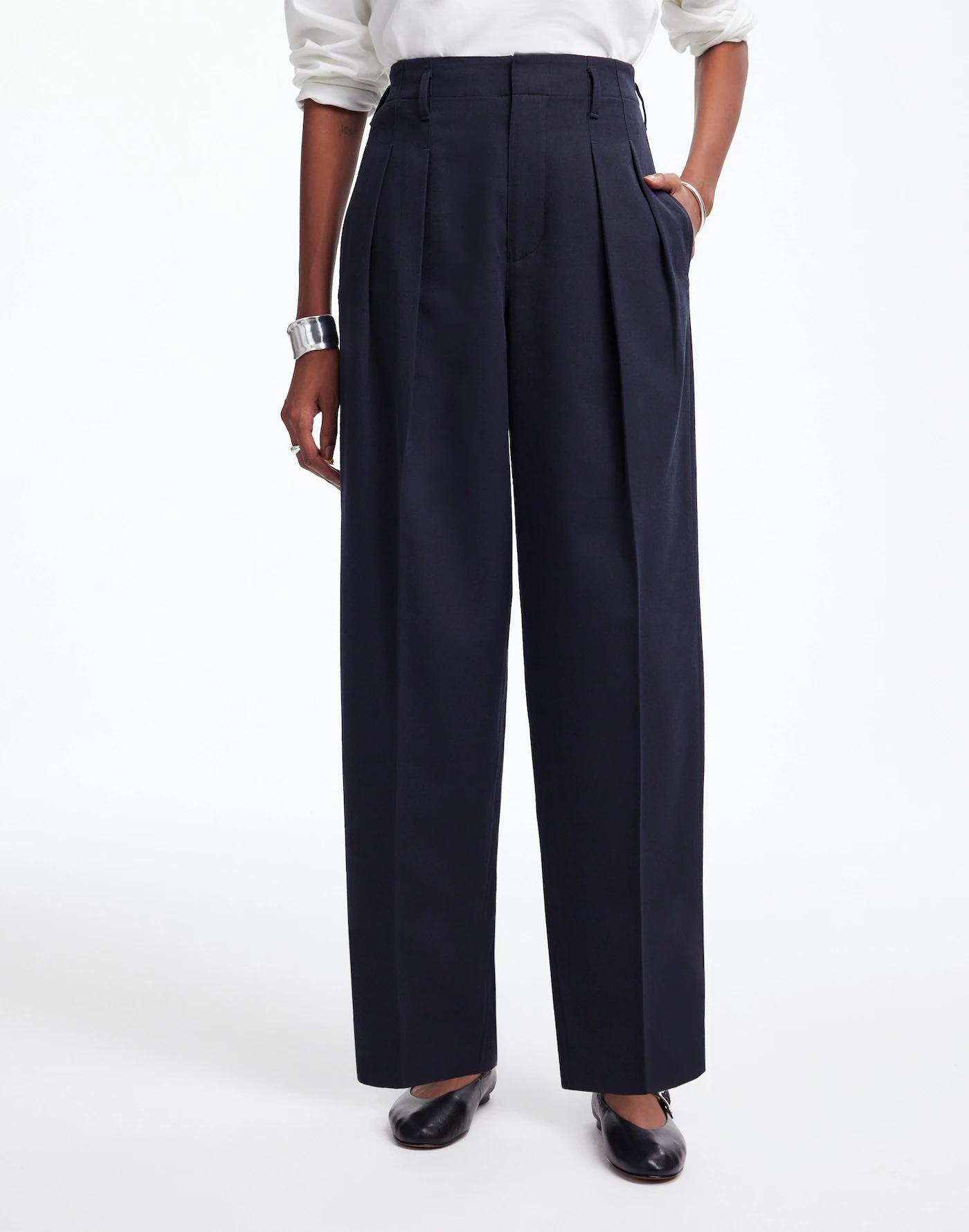 Pleated Carrot Pants Product Image