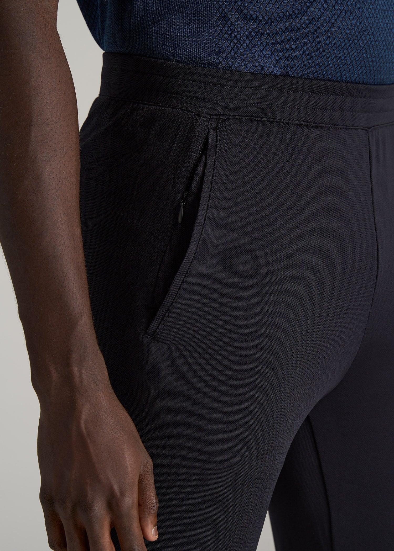 A.T. Performance Engineered Joggers for Tall Men in Black Product Image