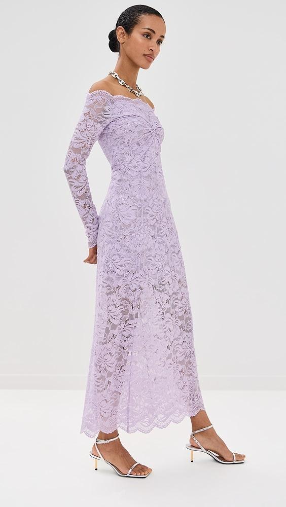 rabanne Lace Robe Dress | Shopbop Product Image