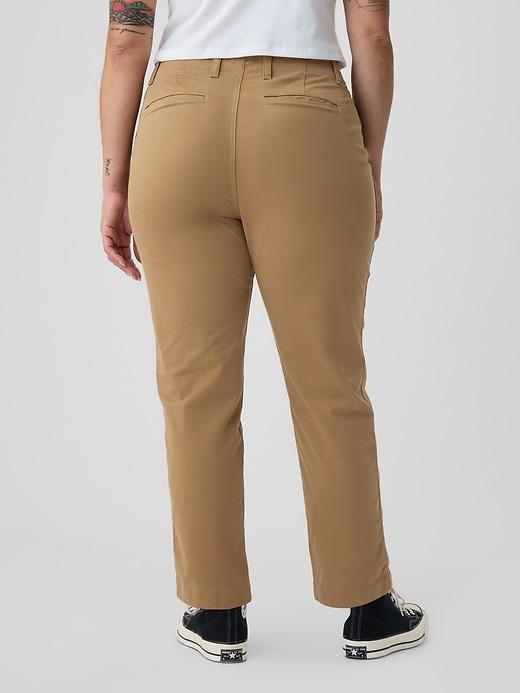 Mid Rise Downtown Khakis Product Image