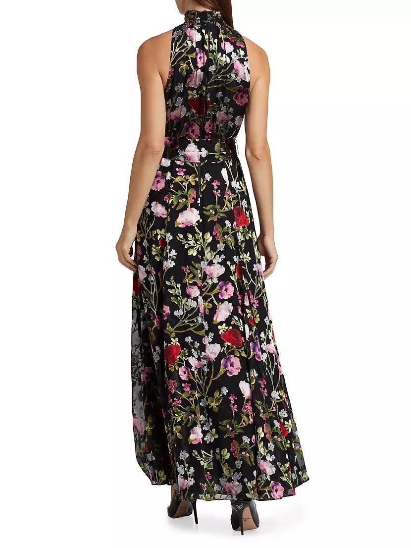 Dita Floral Burnout Maxi-Dress Product Image