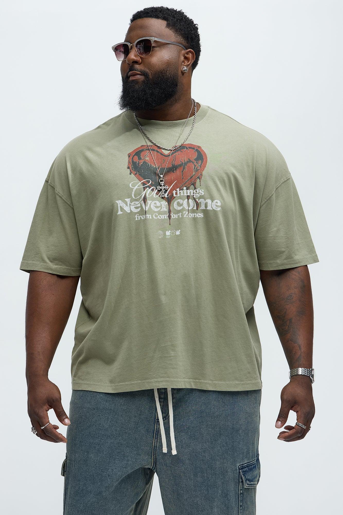 Good Things Oversized Short Sleeve Tee - Olive Product Image