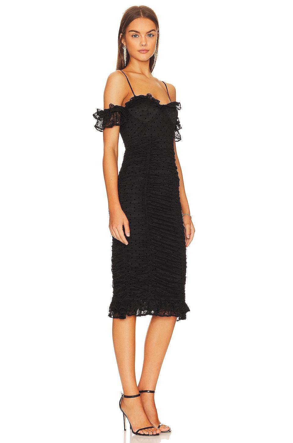 Clare Lace Midi Dress MAJORELLE Product Image