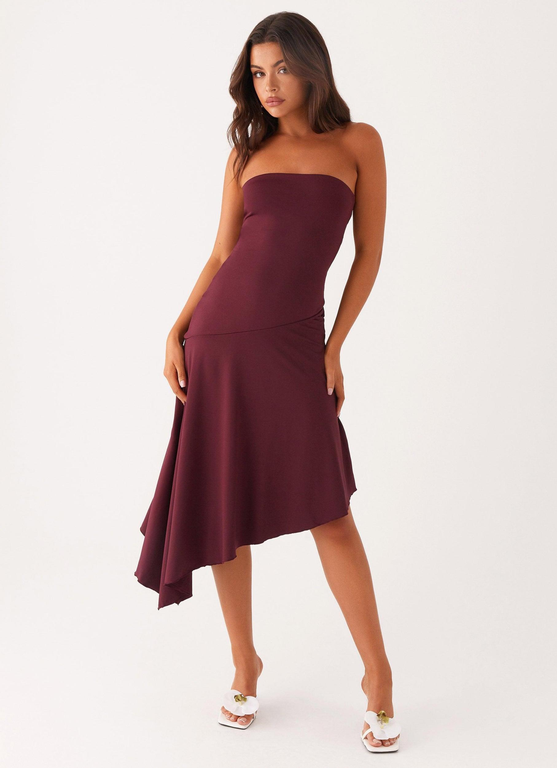 Juliana Midi Dress - Mulberry Product Image