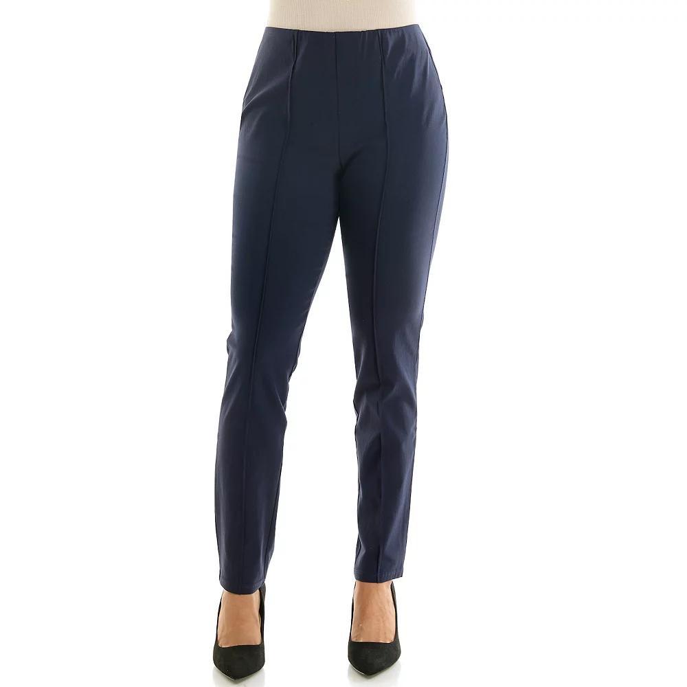 Women's Nina Leonard Narrow Leg Pants, Size: Large, Blue Product Image