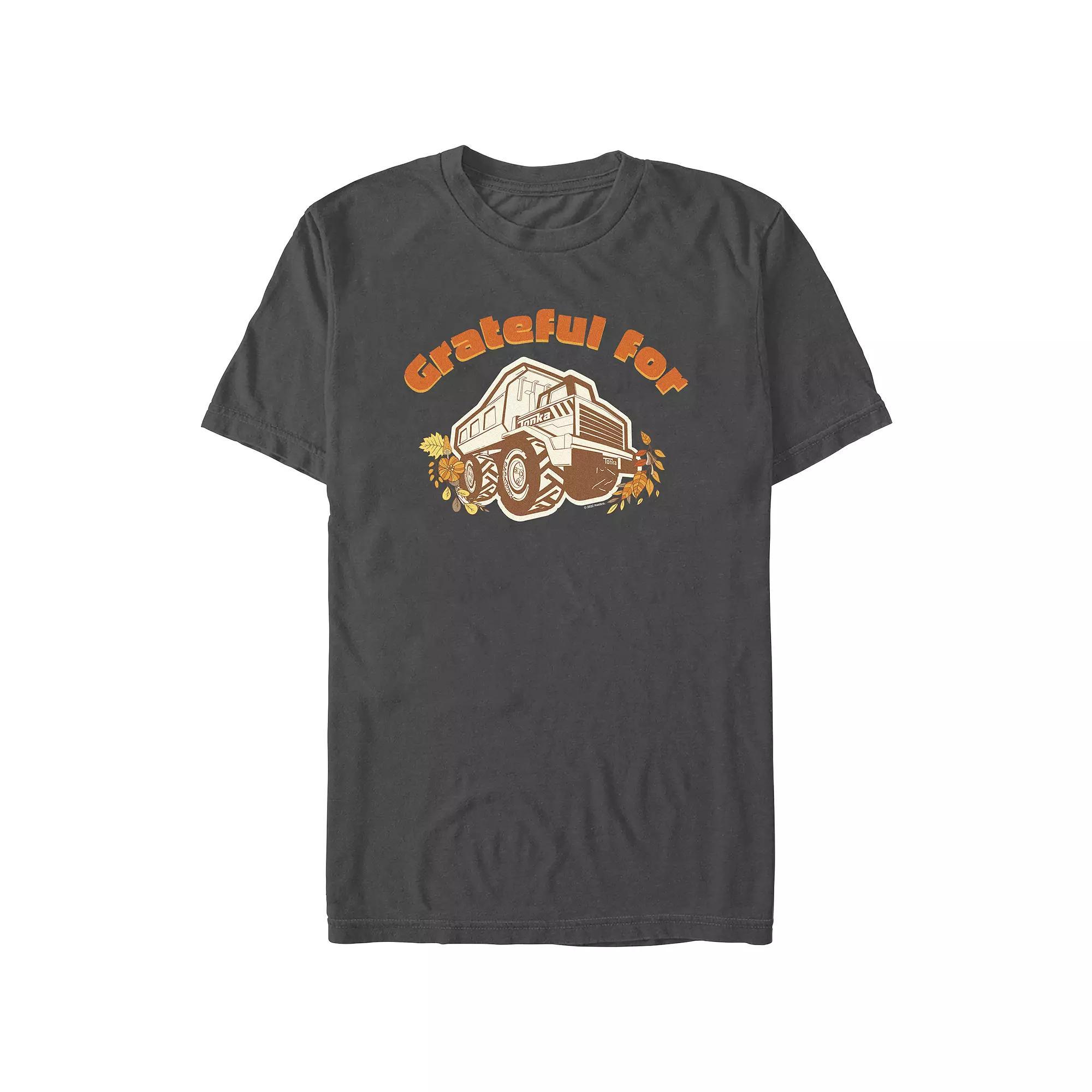 Men's Tonka Grateful For Trucks Graphic Tee, Size: XXL, Grey Product Image
